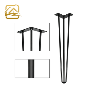 Patas de sofá modernas, accesorios para patas de mesa, piezas de repuesto nuevas para muebles, extensiones, patas de horquilla modernas de 3 varillas - Product Image 1
