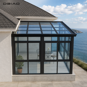 Verrière en aluminium sur mesure avec verre trempé, solaire, isolée 4 saisons, pour villa, patio, balcon, jardin - Product Image 2