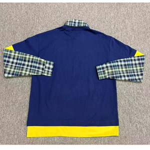 Camiseta Polo Personalizada con Logotipo, Camiseta de Manga Larga Bordada para Hombre, Camiseta de Manga Larga a Cuadros de Doble Capa, Fabricante de Camisetas - Product Image 2