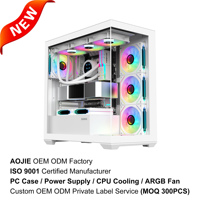 Gabinete Gamer SV01 Blanco ATX MATX ITX al por Mayor, Caja de PC con Cristal Templado y Ventilador, Gabinete para Juegos de PC, Caja, Boitier