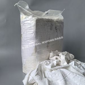 Chiffons en coton pour usage industriel et maritime, 10 kg, 100 % coton, forte absorption d'huile et d'eau, chiffons en molleton de coton blanc - Product Image 1