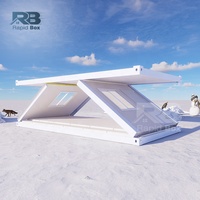 Vente chaude Maison modulaire préfabriquée pliable de haute qualité 20 pieds Z Maison de conteneur préfabriquée pliable de type Tiny