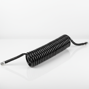 Tuyau spiralé de frein pneumatique M7363401 PA11/PA12 Noir M16x1.5 M18x1.5 F14x1.5 L=7.5m 28 Bobines à découper pour <span class=keywords><strong>Marshall</strong></span> - Product Image 2