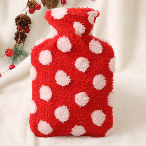 Bolsa de Agua Caliente Navideña de 500 ml, Rellena de Algodón PP para Mantener el Calor, Bolsa de Agua Caliente de Felpa Gruesa con Dibujos Animados - Product Image 2