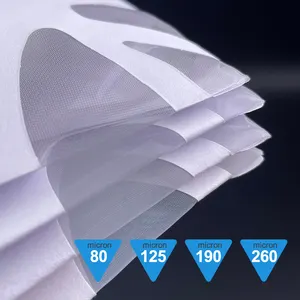 Coador de papel revestimento de malha de nylon, 80 / 125 / 190 / 260 micron