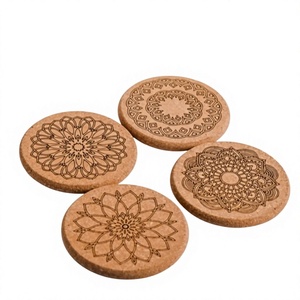 Juego de Posavasos de Madera Estilo Bohemio, Color Personalizado, Ecológico, Hecho a Mano, Varios Tamaños, Artículos de Regalo para Hoteles y Restaurantes, Bodas - Product Image 6