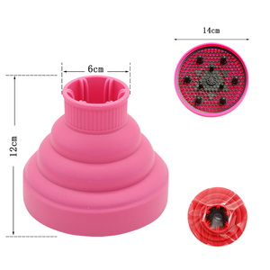 Difusor dobrável do secador de cabelo Difusor destacável do secador do sopro para o cabelo Cabelo encaracolado Acessório do difusor do secador do cabelo do silicone - Product Image 3