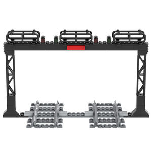 Luz Indicadora de Vía de Tren MOC4195, 68 Piezas, Serie Ciudad, Bloques de Construcción Educativos para Armar y Coleccionar, Regalo para Niños - Product Image 5