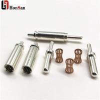 Connecteur de batterie pour énergie nouvelle 30 broches à ressort en laiton argenté, prises PVC, pour borne de recharge PCPE, broches mâles et femelles