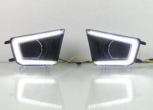 LUMA Nueva Luz Antiniebla LED de Alta Calidad, Luz de Circulación Diurna DRL para Tacoma 2012-2015, Doble Color Blanco Ámbar, Señal de Giro - Product Image 3