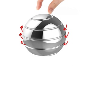 Juguete Antiestrés de Metal para Adultos, Giroscopio Giratorio de Aluminio para Aliviar el Estrés, Regalo - Product Image 1