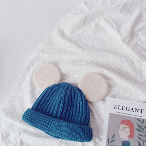 Sombrero de punto para niños de 1 a 8 años, gorro de lana de dibujos animados, gorro de invierno nuevo para bebé, lindo gorro - Product Image 5