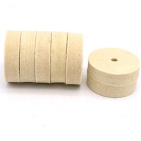 Accessoires Roue de polissage en feutre de laine pour outil rotatif Dremel pour lave-auto