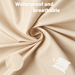 Mantella Professionale per Parrucchiere con Logo Personalizzato, Resistente allo Sbiancamento e Impermeabile, Beige, per Adulti e Bambini - Product Image 6
