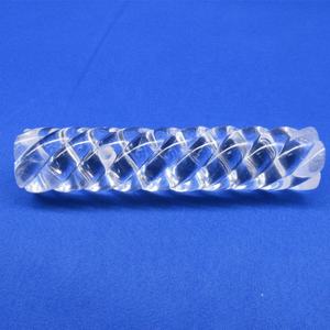 Varilla Acrílica Transparente en Espiral Cuadrada Extruida - Product Image 3