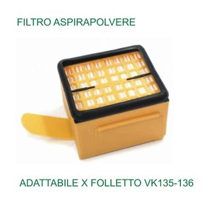 Microfiltro Compatibile V XK135/136 per Parti di Aspirapolvere - Product Image 1