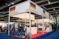 Stand d'exposition standard HeBang 3x3 en aluminium argenté avec panneaux PVC, prix usine, pour salons professionnels