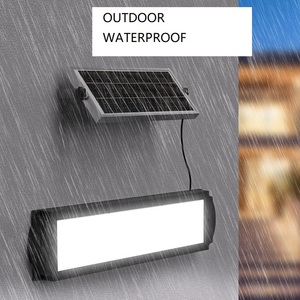 Señal de número de casa y <span class=keywords><strong>calle</strong></span> LED Solar RGB, luz de pared colorida para camino de entrada, Villa, Hotel, <span class=keywords><strong>parque</strong></span>, jardín cuadrado, clasificación de Yard-IP66 - Product Image 6