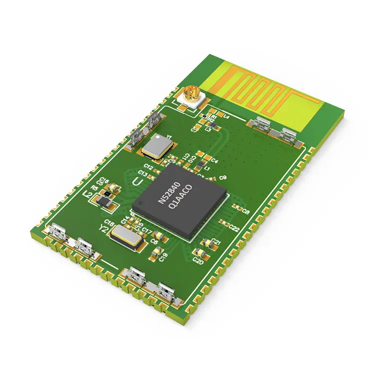 Iot Module de Sortie Cansec BLE52840SA-B Nordique NRF52840 Bluetooth Module 5.0 Ble Pour Contrôleur De Maison Intelligente de L'industrie