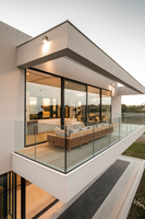 Garde-corps en verre Offre Spéciale Luxseal Design moderne en aluminium pour balcon main courante d'escalier