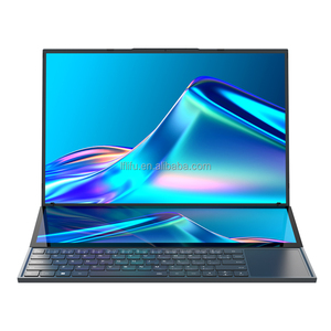 Màn hình kép 16 ''+ 14'' đôi màn hình cảm ứng màn hình máy tính xách tay Core I7 10875H <span class=keywords><strong>16GB</strong></span> <span class=keywords><strong>RAM</strong></span> <span class=keywords><strong>DDR4</strong></span> 1TB SSD thiết kế máy tính xách tay di động - Product Image 2