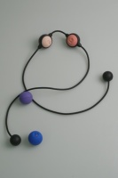 Balles de massage vibrantes à piles pour points de pression, contrôle de la minuterie, étanches IP67, revêtement souple en TPE, 3 modes, portables, 250 mAh