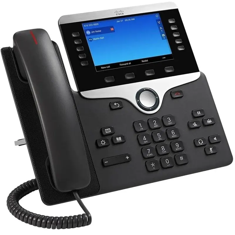 IP telefon CP-8851-K9 BYOD Bluetooth, yüksek kaliteli ses Comm IP telefon 8800 birleşik IP telefon CP-8811-K9