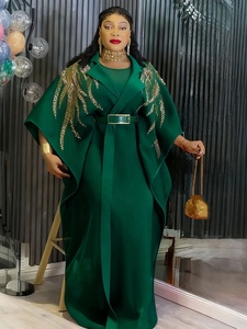 <span class=keywords><strong>2</strong></span> pcs ने महिलाओं के लिए अफ्रीकी कपड़े सेट किए अफ्रीकी कपड़े सेट किए हैं और तुर्की शादी की पार्टी पोशाक काफ्टन बुबू रोबे पोशाक पोशाक - Product Image 2