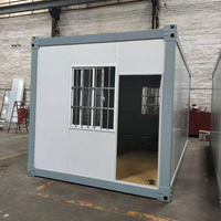 Maison pliable de luxe, préplumée, conteneur de salon, en acier mobile