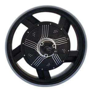 มอเตอร์ไร้แปรงถ่านแม่เหล็กถาวร DKYS ขนาด 12 นิ้ว 50H 72V17 นิ้ว 50H6000W กันน้ำสำหรับรถจักรยานยนต์  สำหรับมอเตอร์ประสิทธิภาพสูง 72V17 นิ้ว 50H6000W - Product Image 2