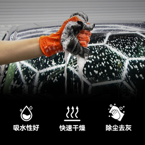 Chiffon de nettoyage en microfibre, grand format, épaissi, pour polissage de verre et miroir, dépoussiérage, sans traces d'eau, serviette de nettoyage automobile, lot de 3 en vrac - Product Image 3