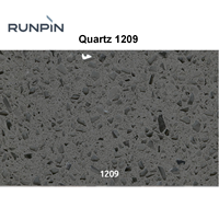 Dalle de quartz à granulats mouchetés Runpin Série MONO Gris Stellaire Certifiée NSF CE UKCA pour sols commerciaux à fort trafic – Meilleure vente