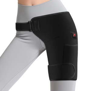 Hailicare Attelle chauffante électrique pour les hanches Hommes/Femmes Soulagement de l'arthrite Sciatique Soulagement de la douleur au nerf Cuisse Fesse Coussin chauffant Masseur pour les hanches 5V - Product Image 1