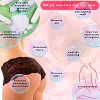 Probiotiques Vaginaux Biologiques en Poudre pour Femme – Capsules Intimes pour Resserrement, Détox et Nettoyage – Yoni Pops Blancs