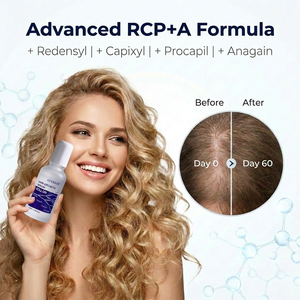 Traitement de densification capillaire sous marque privée : Sérum Redensyl roll-on avec shampoing et après-shampoing fortifiants pour des cheveux plus volumineux et plus épais - Product Image 4