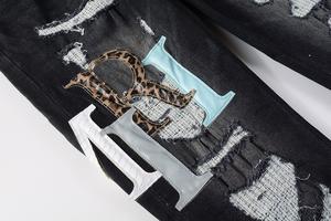 Vente à chaud Designer Vente en gros Style Amirys Jeans Tendance Design Printemps Été Haute Qualité Streetwear Jeans Déchiré - Product Image 4