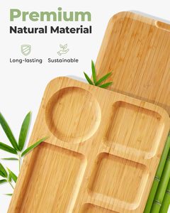 Charcuterie bamboe kaasplank voor hapjes, draagbaar cadeau, hartvormig kaasplank mes vork set bamboe - Product Image 5