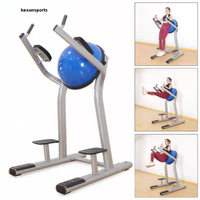 Machine de levage de jambe en métal Station de levage de genou verticale Équipement de levage de jambe suspendu pour la salle de sport ou l'entraînement physique