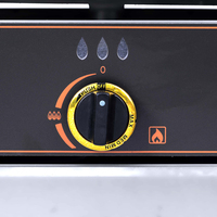 Machine à crêpes portable en acier inoxydable de haute qualité, polyvalente et performante, pour usage commercial et domestique
