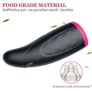 <span class=keywords><strong>Masturbador</strong></span> Masculino Automático con Vibración, Calentamiento y Succión, Copa de Entrenamiento con Labios Rojos Brillantes - Product Image 4