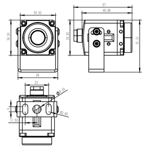 High Resolution AHD Thermal <b>Camera</b> for Vehicle Night Vision Security <b>System</b> 1080P RCX-012M Back up Rear RCX-012M - Product Image 2
