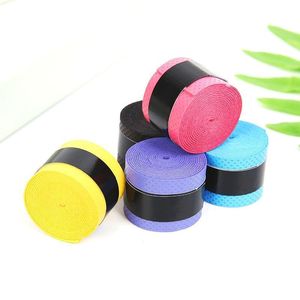 Cinta de agarre para raqueta de tenis y bádminton, absorbente del sudor, antideslizante, azul, negro, rojo, morado, amarillo, 026 - Product Image 2