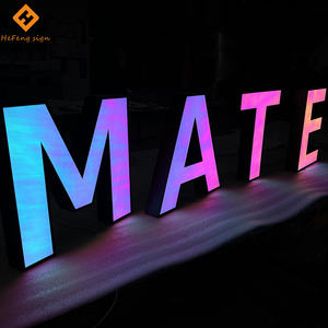 Il nome del negozio in acciaio inossidabile con <span class=keywords><strong>alfabeto</strong></span> di colore magico ha illuminato le lettere - Product Image 4