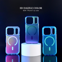 Coques de téléphone antichoc JOYPORODO B341 personnalisées 3D colorées à attraction magnétique pour iPhone 16 17 Pro Max