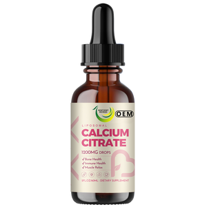 Gouttes de calcium liposomal naturel à la fraise, magnésium, zinc, bore, <span class=keywords><strong>vitamine</strong></span> D3 K2, OEM, étiquette privée, liquide oral, femmes, enfants - Product Image 2