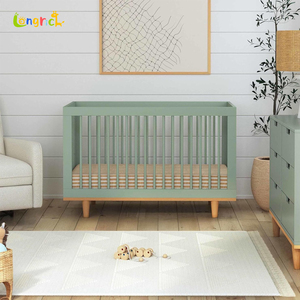 Cuna de Madera de Estilo Moderno y <span class=keywords><strong>Simple</strong></span> para Niños, Cama Litera para Niños, Muebles para Sala de Estar y Dormitorio, Venta al por Mayor de Fábrica - Product Image 3