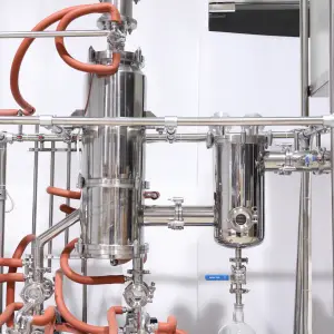 Anahtar teslim paslanmaz çelik ham petrol sildi film moleküler damıtma makinesi distile ekipman sistemi pompaları