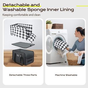 Tasarımcı taşınabilir Pet köpek araba için koltuk çantası su geçirmez plastik farklı renkler açık seyahat yılbaşı tatil için küçük köpekler - Product Image 3