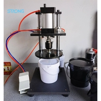 Machine semi-automatique de capsulage de bouteilles, machine de compression de bouchons, scelleuse manuelle à chaud pour bouteilles en plastique