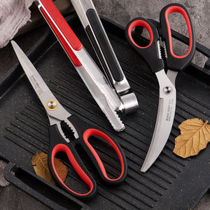 Juego de tijeras de cocina de acero inoxidable, 2 piezas, para carne de pollo, herramienta de cocina multifuncional - Product Image 2